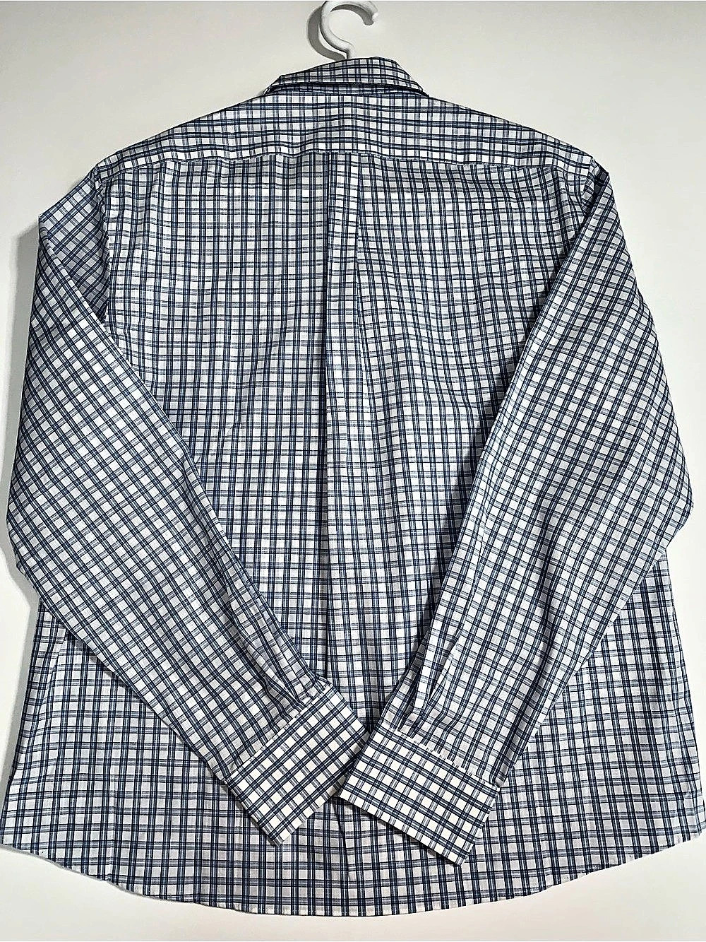 Lauren Ralph Lauren Plaid Button Down in Blue & White Size L NWT - Picture 4 of 10